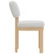 Gabrielle Light Oak Upholstered Side Chair Set of 2