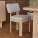 Gabrielle Light Oak Upholstered Side Chair Set of 2