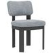 Gabrielle Black Upholstered Side Chair Set of 2