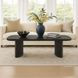 Gabrielle Black Rectangular Coffee Table