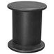 Gabrielle Black Round End Table