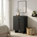 Gabrielle Black 5 Drawer Chest