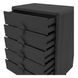 Gabrielle Black 5 Drawer Chest