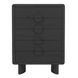 Gabrielle Black 5 Drawer Chest