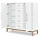 Melrose Cloud White and Desert Oak 2 Door Chest