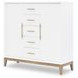 Melrose Cloud White and Desert Oak 2 Door Chest