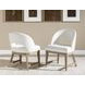 Melrose Cloud White Upholstered Arm Chair Set of 2