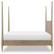 Melrose Desert Oak King Poster Bed