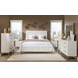 Melrose Cloud White King Panel Bed
