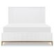Melrose Cloud White King Panel Bed