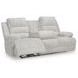 Higgesbee Alloy 91" Power Reclining Sofa with Drop Down Table and USB Charging