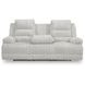 Higgesbee Alloy 91" Power Reclining Sofa with Drop Down Table and USB Charging
