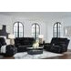Higgesbee Onyx Power Reclining Living Room Set with Drop Down Table and USB Charging