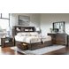 Architect Onyx King Bookcase Storage Bed with LED