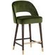 Nyssa Moss Green Upholstered Counter Height Stool