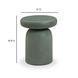 Lydia Green Outdoor Round Side Table