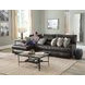 Como Steel Leather Modular Reclining Sectional