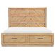 Torrance Aged Driftwood King Storage Panel Bed