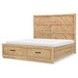Torrance Aged Driftwood King Storage Panel Bed