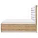 Torrance Aged Driftwood and Tangier Sterling King Upholstered Storage Panel Bed