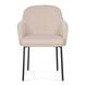 Sydney Taupe Performance Fabric Upholstered Arm Chair Set of 2