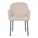 Sydney Taupe Performance Fabric Upholstered Arm Chair Set of 2