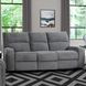 Nova Bizmark Gray Performance Fabric 85" Power Reclining Sofa