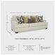 Heartcort Quartz 97" Sofa