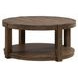 Broadmore Cobblestone Brown Round Cocktail Table