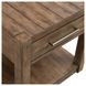 Broadmore Cobblestone Brown Rectangular End Table