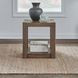 Broadmore Cobblestone Brown Rectangular Chairside Table