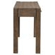Broadmore Cobblestone Brown Rectangular Console Table