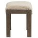 Broadmore Beige Upholstered Console Stool