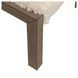 Broadmore Beige Upholstered Console Stool