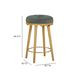 Oodle Green Performance Vegan Mohair Upholstered Counter Height Stool