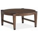 Kaysen Wallaby and Matte Black Round Cocktail Table