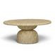 Cynthia Light Emperador Outdoor Round Coffee Table