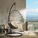 Vasant Cream Upholstered Outdoor Hanging Chair