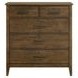 Andover Walnut 5 Drawer Chest