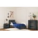 Darby Midnight Blue Youth Storage Panel Bedroom Set with USB Charging and LED