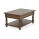 Eastlake Whiskey Oak Rectangular Lift Top Occassional Table Set