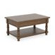 Eastlake Whiskey Oak Rectangular Lift Top Occassional Table Set