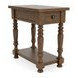 Eastlake Whiskey Oak Rectangular Chairside Table
