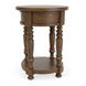 Eastlake Whiskey Oak Round Chairside Table