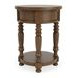 Eastlake Whiskey Oak Round Occassional Table Set