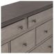 Ivy Hollow Weathered Linen and Dusty Taupe 9 Drawer Dresser with Mirror