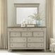 Ivy Hollow Weathered Linen and Dusty Taupe 9 Drawer Dresser with Mirror
