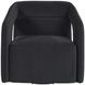 Llorente Abbington Black Swivel Upholstered Lounge Chair