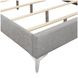 Huxley Gray California King Upholstered Panel Bed
