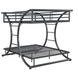 Stephan Gunmetal Full over Full Bunk Bed